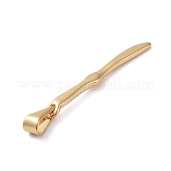 304ステンレスペンダント  ナイフ形状  ゴールドカラー  33x3x3mm  穴：8x3mm&nbsp;STAS-I127-094G