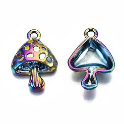 Rainbow Color Alloy Pendants&nbsp;PALLOY-S180-045-RS