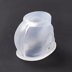 DIY 肖像彫刻 キャンドル作り シリコン像型  ハロウィンモチーフ  スカル  ゴーストホワイト  3.35x3.75x5.85cm  内径：4x2.2のCM&nbsp;DIY-E055-47