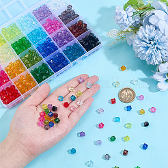 24 Colors Transparent Acrylic Beads&nbsp;TACR-PH0001-94