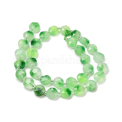 Dyed Natural White Jade Beads Strands&nbsp;G-C116-A181-01B