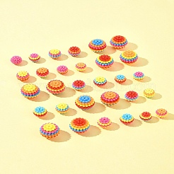 60Pcs 3 Styles ABS Plastic Beads&nbsp;KY-FS0001-30
