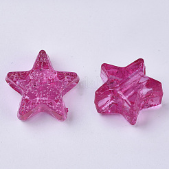 Transparent Acrylic Beads&nbsp;X-TACR-T015-019