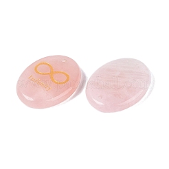 Natural Rose Quartz Pendants&nbsp;G-N365-01B