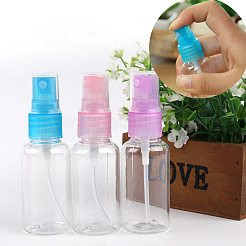 30ml PPプラスチックプレススプレーボトル  メイクアップツール  ランダム単色またはランダム混色  3x9.5~10cm  30ml /瓶&nbsp;LS-MRMJ-F006-12