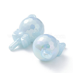 UV Plating Rainbow Iridescent Acrylic Pendants&nbsp;OACR-F008-03