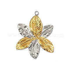 304 Stainless Steel Pendants&nbsp;STAS-OY013-55GP