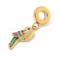 Ion Plating(IP) 304 Stainless Steel Enamel European Dangle Charms&nbsp;STAS-U005-34G