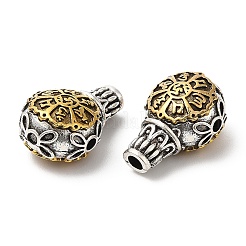 Rack Plating Tibetan Style Alloy 3 Hole Guru Beads&nbsp;FIND-B023-03