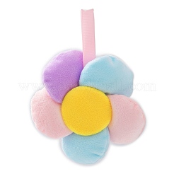 笑顔のひまわりぬいぐるみ布ペンダント装飾  バッグ装飾用  キーホルダー子供ギフトペンダント  カラフル  15.5cm&nbsp;KEYC-A012-03A
