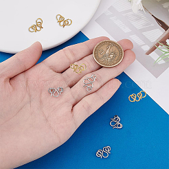 10Pcs 2 Colors 999 Fine Silver Hook Clasps&nbsp;STAS-PH0006-25