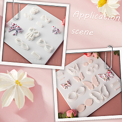 4 Sets 4 Styles Plastic Clay Pressed Molds&nbsp;AJEW-SC0004-09B