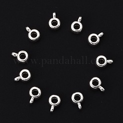 Tibetan Style Tube Bails&nbsp;WAB017H-S-RS