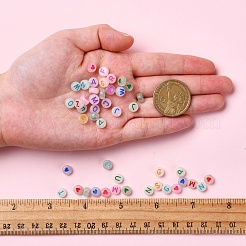 160Pcs 2 Style Luminous Acrylic Beads&nbsp;MACR-YW0001-15