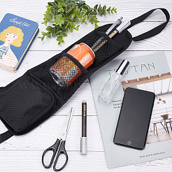 カーシートサイドポケット  多目的収納袋  モバイルバッグ収納収納車搭載ハンギング飲料バッグ  ブラック  42x14x2cm&nbsp;LS-AJEW-WH0092-31