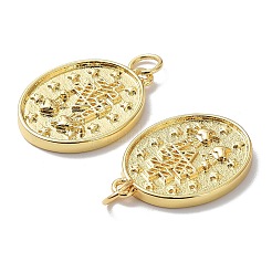 Brass Medal Pendants&nbsp;KK-R148-06G