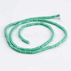 Opaque Glass Beads Strands&nbsp;EGLA-F123-3x6mm-NC21