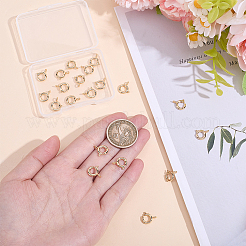 20Pcs Brass Spring Ring Clasps&nbsp;KK-BBC0027-68A-G