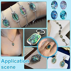 50Pcs Lampwork Cabochons&nbsp;LAMP-PH0001-45