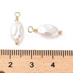 ABS Plastic Imitation Pearl Pendants&nbsp;X1-KK-M266-31G