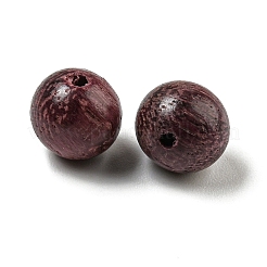 ウッドビーズ  染色されていない  ラウンド  パープル  8mm  約1840個/500g&nbsp;WOOD-K007-03B-06