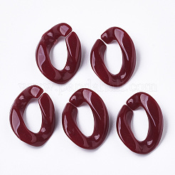 Opaque Acrylic Linking Rings&nbsp;X-OACR-T011-88F