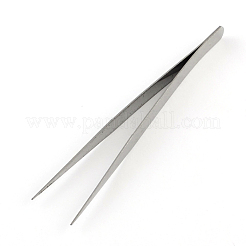 鉄ピンセット  プラチナ  133x9mm&nbsp;TOOL-R089-07