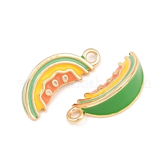 Brass Enamel Pendants&nbsp;KK-CBA6818-09G