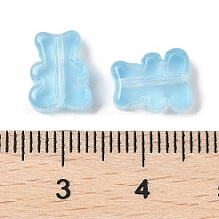 Transparent Spray Paint Glass Beads&nbsp;GLAA-Z011-08H
