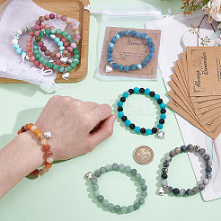 Gemstone Round Bead Bracelets&nbsp;BJEW-UN00039