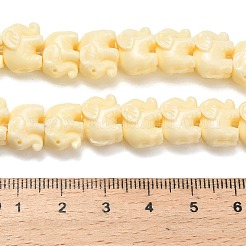 Synthetic Coral Dyed Carved Bead&nbsp;BSHE-H114-04E