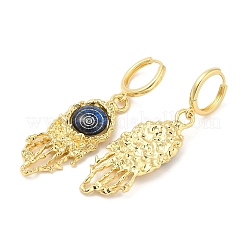 Rack Plating Brass Dangle Earrings for Women&nbsp;EJEW-M260-24G-01
