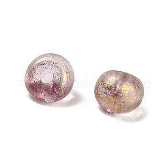 透明なアクリルビーズ  オールドローズ  5x4mm  穴：1.2mm  約100個/セット&nbsp;OACR-E038-01G