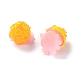 樹脂カボション  海洋動物シリーズ  タコ  ピンク  23.5x22.5x22mm&nbsp;RESI-I043-12