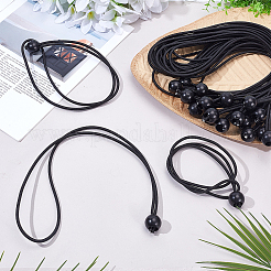 ポリエステルテントボールロープ24本  キャンプ用品  ブラック  445x22.5mm&nbsp;FIND-GO0004-42