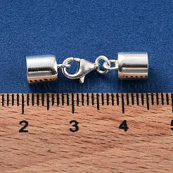 925スターリングシルバーカニカン  コードエンドとスタンプ925個付き  銀  26mm  内径：5mm&nbsp;STER-P055-03H-S