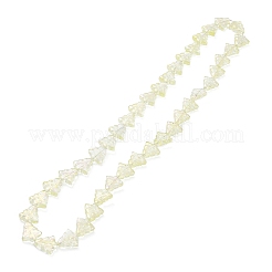 Transparent Electroplate Glass Bead Strands&nbsp;EGLA-C002-FR05