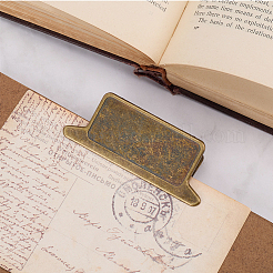 合金クリップ  紙の文書用  学校事務用品  長方形  アンティークブロンズ  33.5x84.5x23mm&nbsp;AJEW-WH20019-72AB