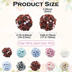 10Pcs Opaque Acrylic Beads&nbsp;OACR-CJ0002-38