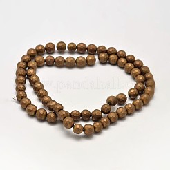 Electroplate Non-magnetic Synthetic Hematite Beads Strands&nbsp;G-I175-18A