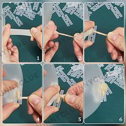 Plastic Balloon Clips Holder&nbsp;AJEW-SC0003-61A