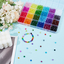 24 Colors Transparent Acrylic Beads&nbsp;TACR-PH0001-93B