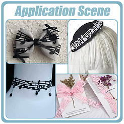 Polyester Lace Trim&nbsp;OCOR-WH0101-271