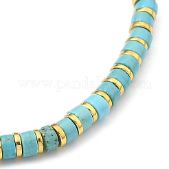 Natural Howlite Stretch Beaded Bracelets&nbsp;BJEW-JB05496-04