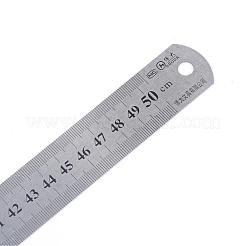 変色しにくいステンレススチール定規  ステンレス鋼色  535x28x1mm&nbsp;TOOL-R106-13