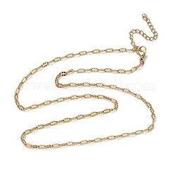 2.5MM 304 Stainless Steel Dapped Chain Necklaces&nbsp;NJEW-D328-03G-03