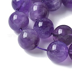 Natural Amethyst Beads Strands&nbsp;G-R446-10mm-21-A