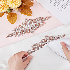 Flower Glass Crystal Rhinestone Applques&nbsp;DIY-WH0304-643B