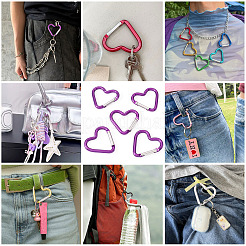 5Pcs Zinc Alloy Spring Gate Rings&nbsp;FIND-TA0009-73B