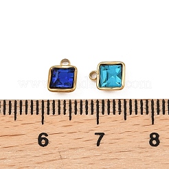 Glass Charms&nbsp;STAS-P437-15A-G